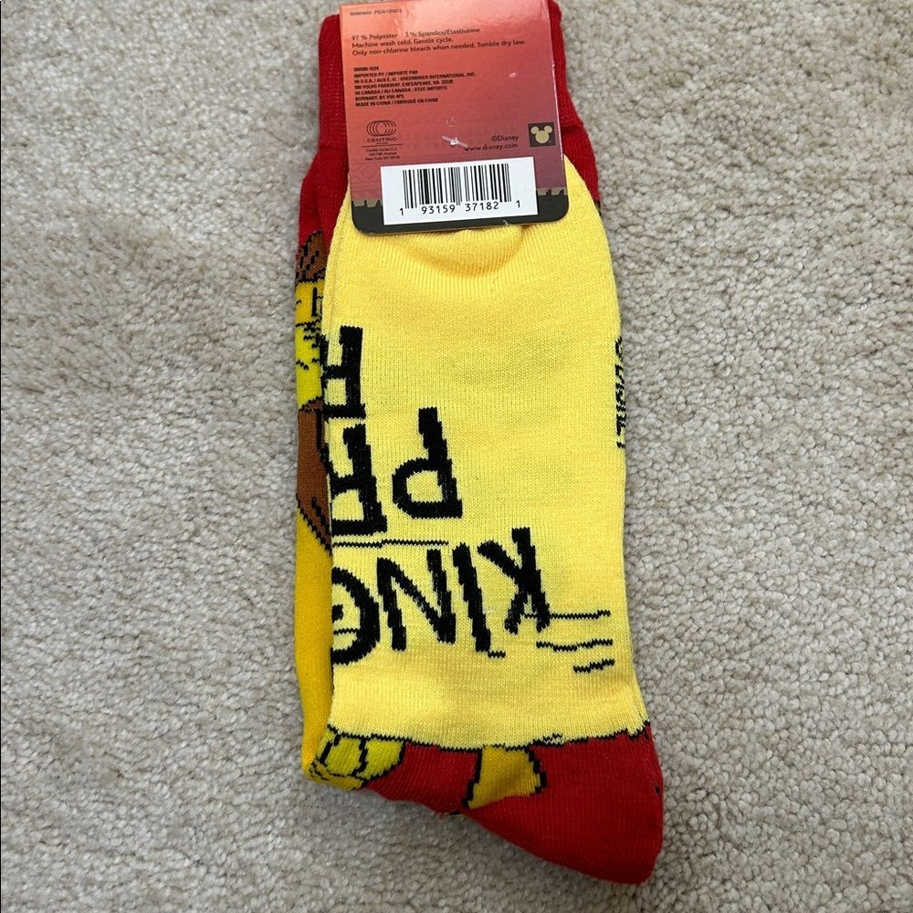 Novelty Crew Socks - Simba of The Lion King New One Size Fits Most - Picture 4 of 7